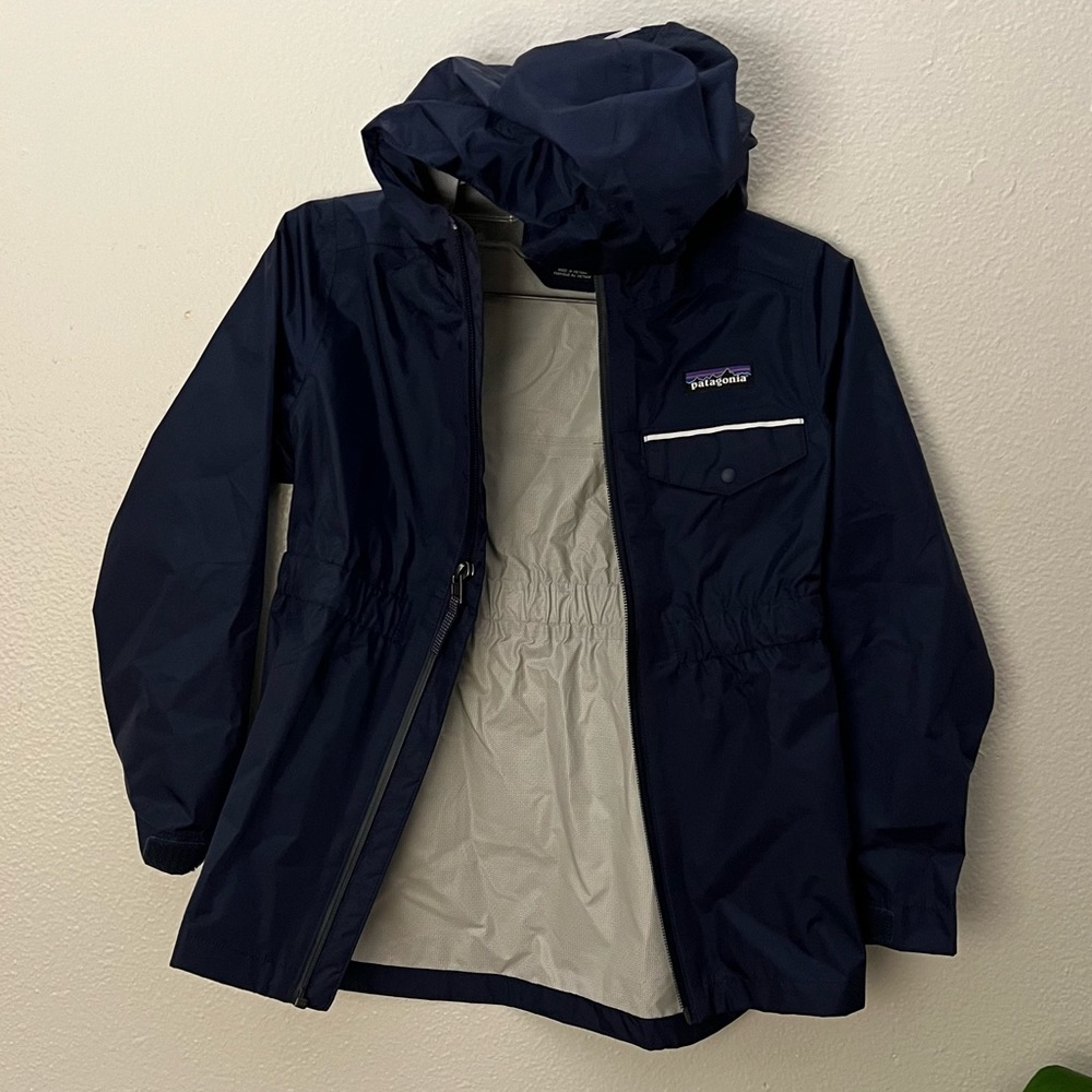 [KIDS] Patagonia Girls Blue Torrentshell Jacket